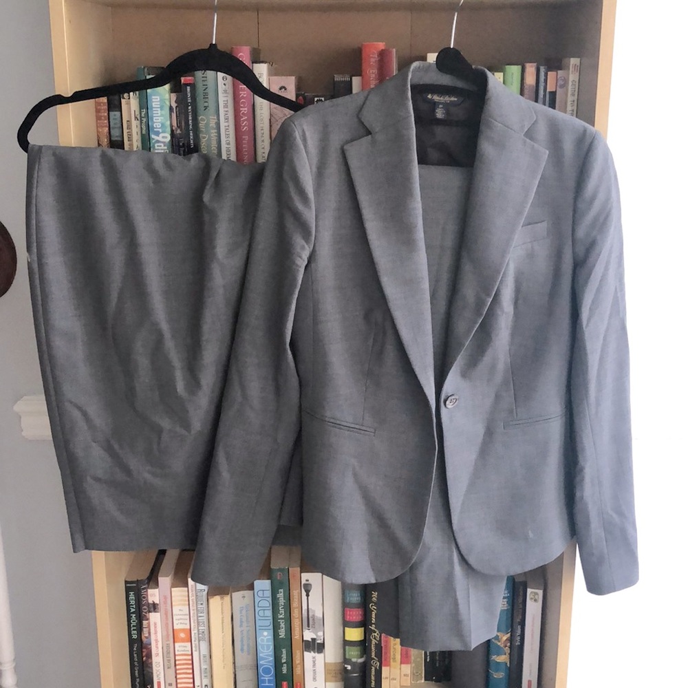 Brooks Brothers grey wool blazer